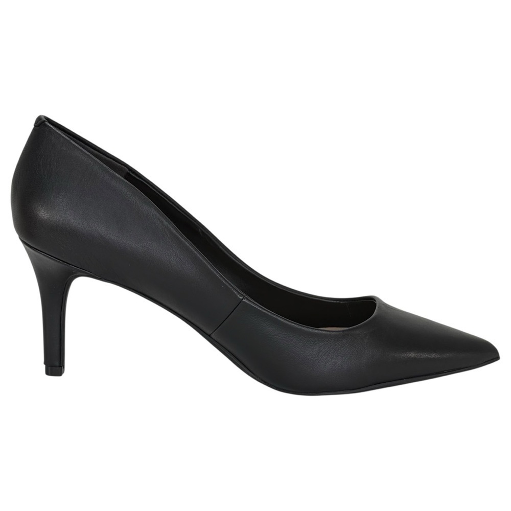 ON 34th Jeules Black Leather Womens Heels Size 9M - Picture 5 of 10